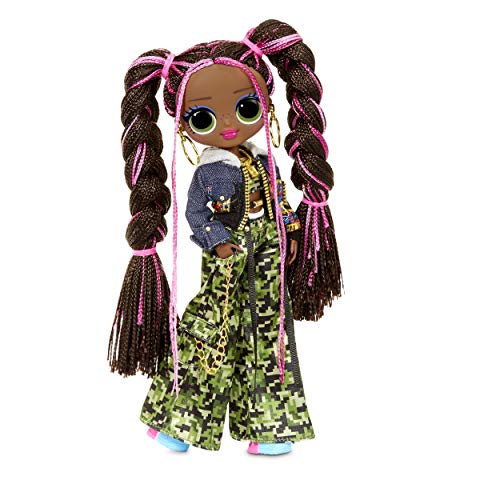 엘오엘 서프라이즈 L.O.L. Surprise OMG Remix Honeylicious Fashion Doll, Plays Music with 25 Surprises Including Shoes, Hair Brush 미국출고-577344