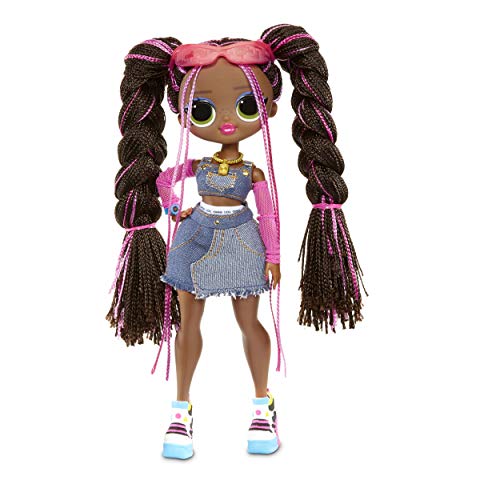 엘오엘 서프라이즈 L.O.L. Surprise OMG Remix Honeylicious Fashion Doll, Plays Music with 25 Surprises Including Shoes, Hair Brush 미국출고-577344