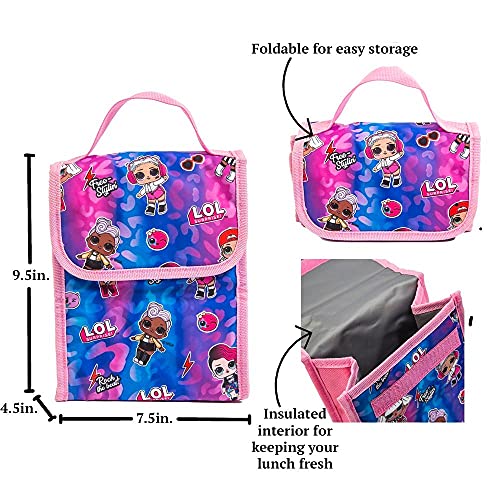 엘오엘 서프라이즈 L.O.L. Surprise Backpack Set for Girls 16 in. – 5 Pcs. w/LOL Pencil Case + Water Bottle  미국출고-577442