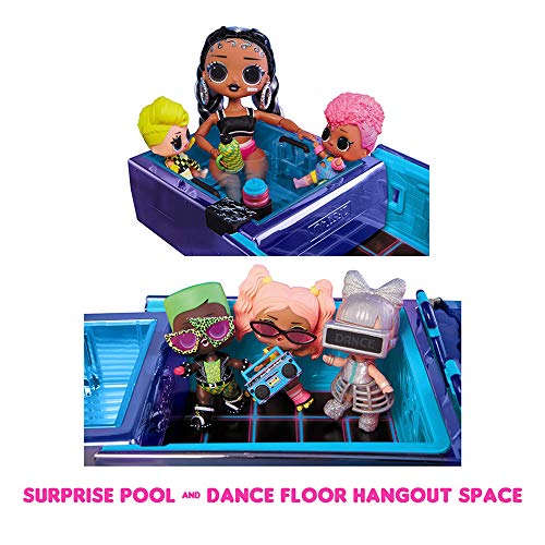 엘오엘 서프라이즈 L.O.L. Surprise Dance Machine Car with Exclusive Doll, Surprise Pool and Dance Floor 미국출고-577445