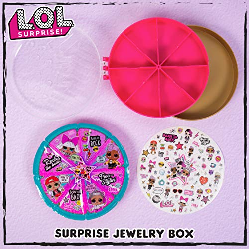 엘오엘 서프라이즈 L.O.L. Surprise! Surprise Reveal Jewelry Box by Horizon Group USA,Peel to Reveal Jewelry Pieces.DIY Jewelry Ma 미국출고-577484