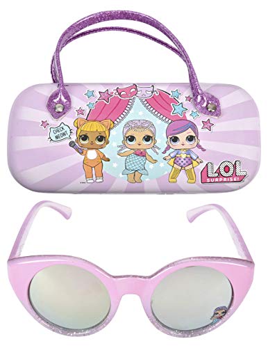 엘오엘 서프라이즈 L.O.L. Surprise Kids Sunglasses for Girls, Toddler Sunglasses with Kids Glasses Case  미국출고-577491