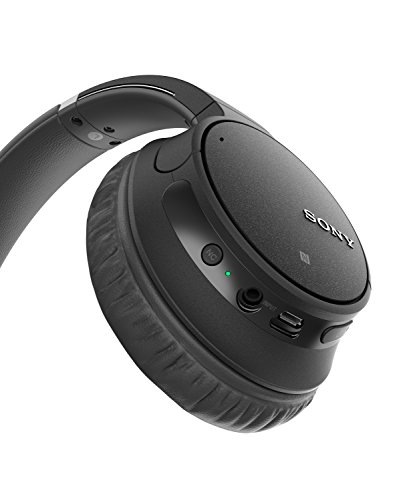 소니 노이즈 캔슬링 헤드폰 WHCH700N : 전화 통화 및 Alexa 음성 제어를위한 마이크가 장착 된 무선 블루투스 Over the Ear 헤드셋-블랙 미국출고-577527