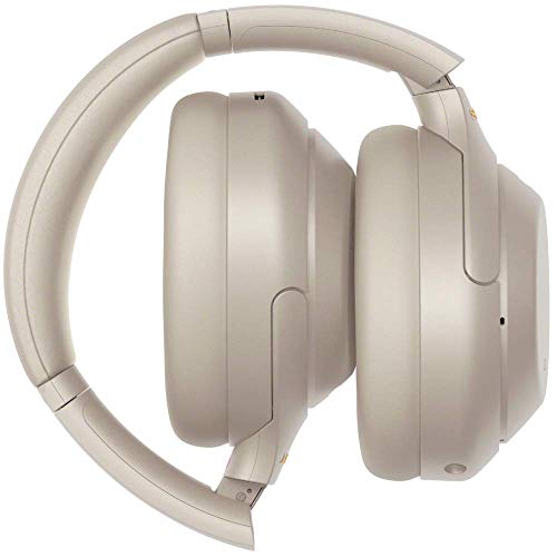 소니 Sony WH-1000XM4 무선 잡음 제거 Over-The-Ear 헤드폰-실버 (새상품) 미국출고-577539