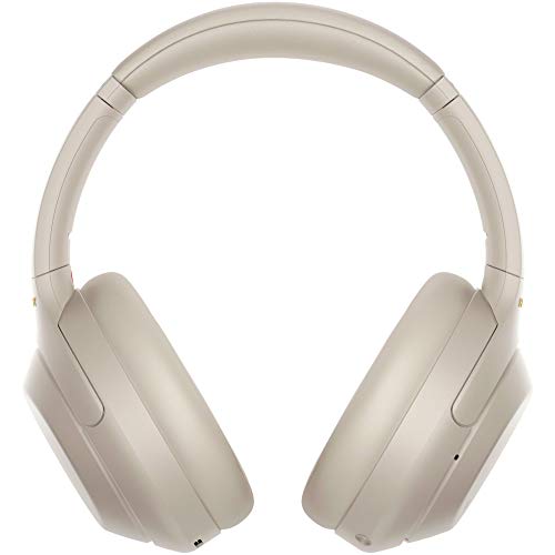 소니 WH-1000XM4 무선 업계 최고의 소음 제거 헤드폰 (핸즈프리 통화 및 Alexa 용 마이크 포함), 실버 WH-1000XM4 , S 번들 (케이스 + 데코 기어 전원 은행 충전기 + 체육관 가방 포함) 미 미국출고-577545