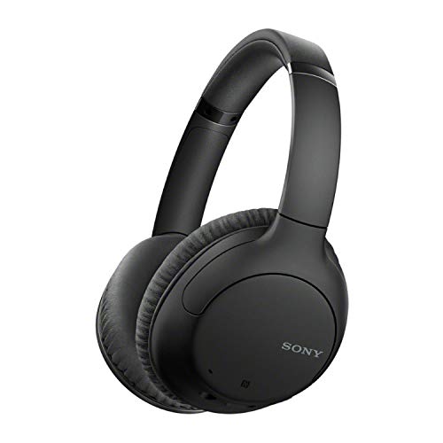 소니 Sony WHCH710N 무선 블루투스 잡음 제거 Over-The-Ear 헤드폰 (검정색), Knox Gear 보호용 헤드폰 케이스 및 USB 블루투스 어댑터 번들 (3 개 품목) 미국출고-577549