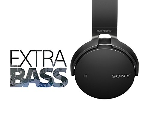 소니 Sony MDRXB650BT , B Extra Bass 블루투스 헤드폰, 블랙 미국출고-577562