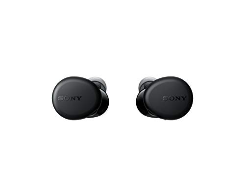 소니 Sony WF-XB700 Truly Wireless 블루투스 헤드폰, Extra Bass, 최대 18 시간의 배터리 수명, 물 튀김 및 땀 방지, 내장 마이크 및 음성 지원-블랙 미국출고-577601