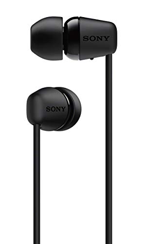 소니 Sony WI-C200 무선 블루투스 헤드폰-블랙 미국출고-577720