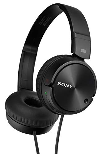 소니 Sony MDRZX110NC 노이즈 캔슬링 헤드폰, 블랙 미국출고-577744