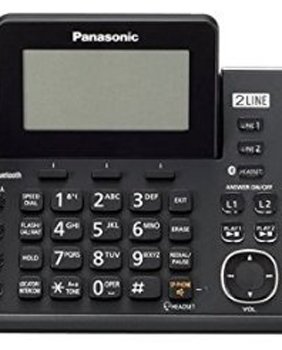 Panasonic KX-TG9582B + 2 KX-TGA950B Corded,Cordless Combination  레트로 클래식 전화기 2-Line DECT 6.0 System  미국출고(관부가세 포함)-577750