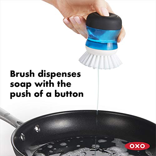 옥소 OXO Good Grips Palm Brush Storage Set, Black, 1EA 미국출고-577890