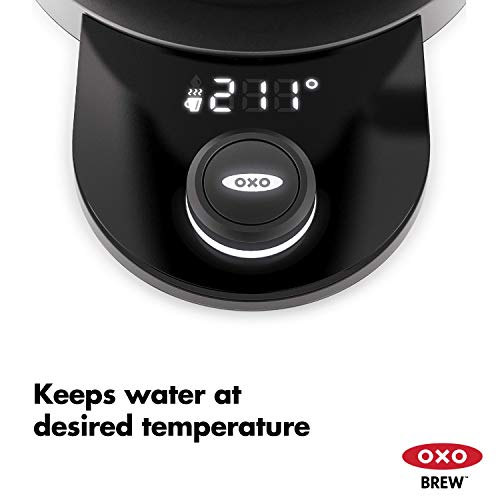 옥소 OXO BREW 구즈넥 스파우트가있는 온도 조절 식 전기 주전자 미국출고-577895