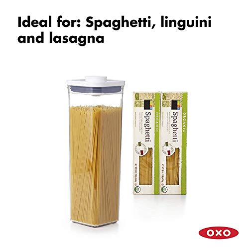 옥소 OXO Good Grips POP Container-밀폐 식품 보관-2.3 Qt Square (Set of 4) for Spaghetti 등 미국출고-577926