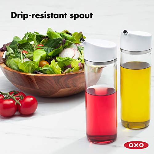 옥소 OXO 11289100 Good Grips Precision Pour Glass Oil &amp; Vinegar Dispenser Set, 12 Ounce 미국출고-577934