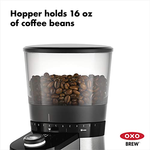 옥소 OXO BREW 스케일이 통합 된 원추형 버 커피 그라인더 미국출고-578030