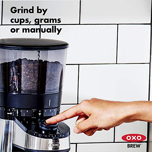 옥소 OXO BREW 스케일이 통합 된 원추형 버 커피 그라인더 미국출고-578030
