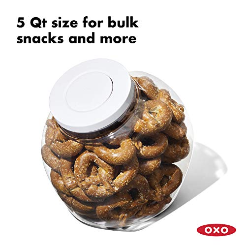 옥소 OXO Good Grips 5.0 Qt POP 대형 쿠키 용기-밀폐 식품 보관-쿠키 등 미국출고-578089