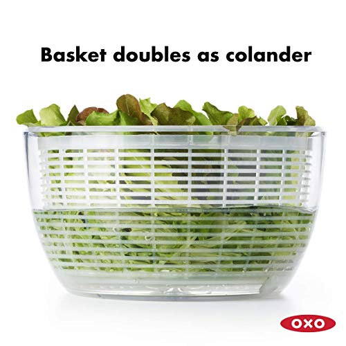 옥소 옥소 OXO Good Grips 5 Quart Salad Spinner-clear 미국출고-578092