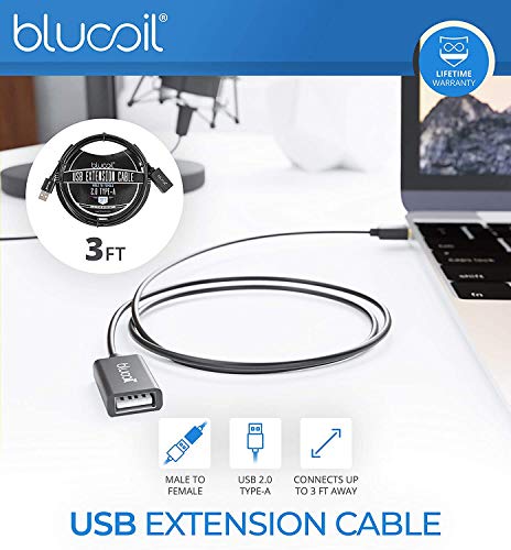 Samson G Track Pro USB 콘덴서 마이크(Blucoil 3 FT USB 2.0 Type A 연장 케이블 578272 미국출고 마이크