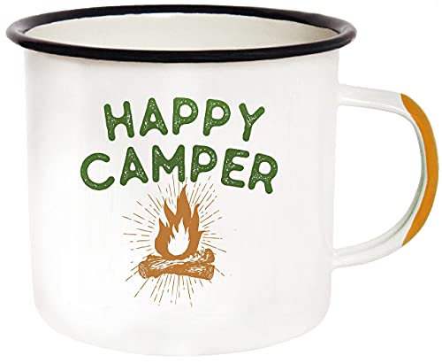 에나멜 캠핑 머그 여행 컵 모닝 커피 머그 경쟁 제품보다 큰 16oz455ml 친환경 야외용 주석 컵 캠프파이어 머그 579174 미국출고 캠핑컵