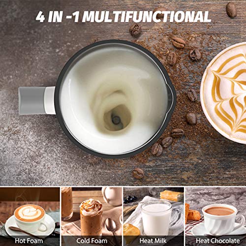 우유거품기 독일 Zociko 전기 350ml 냉온 거품 우유 초콜릿 가열 583130 저소음 논스틱 코팅 우유 커피 카푸치노용