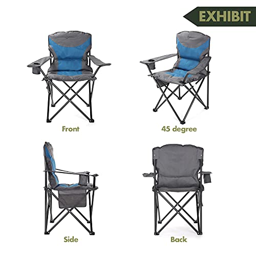 야외 캠핑 경량 미국 의자 휴대용 586028 접이식 쿼드 체어 편안한 패딩 컵 홀더