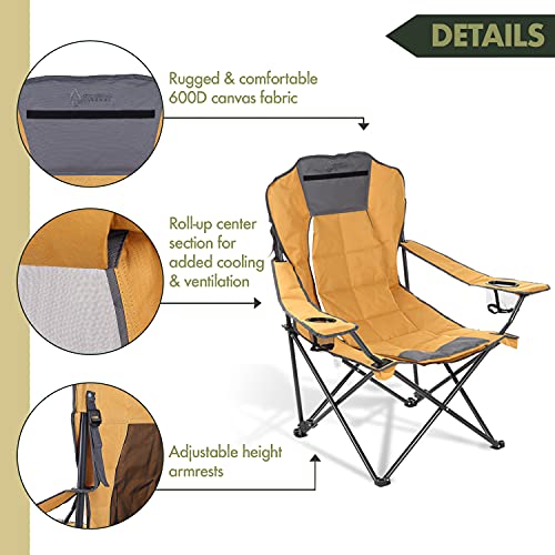 야외 캠핑 경량 미국 의자 휴대용 586039 접이식 하이브리드 2in1 조절 가능한 등받이