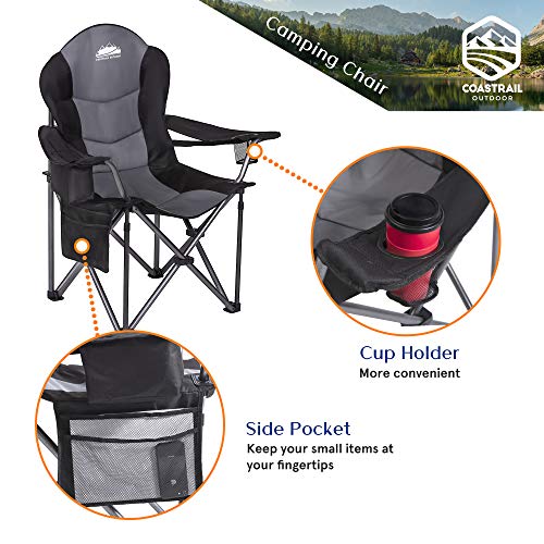 야외 캠핑 경량 미국 의자 휴대용 586045 등받이가있는 야외 쿨러 백 컵 홀더가있는 접이식 쿼드 암