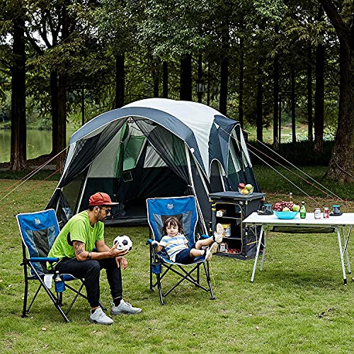 야외 캠핑 경량 미국 의자 휴대용 586051 푹신한 팔걸이가있는 대형 접이식 컵 홀더