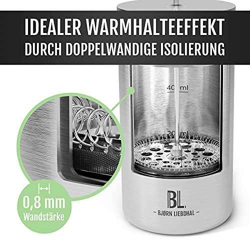 프렌치프레스 독일 스텐 프리미엄 1리터 보온 효과 식기세척기 사용가능 588962 커피메이커