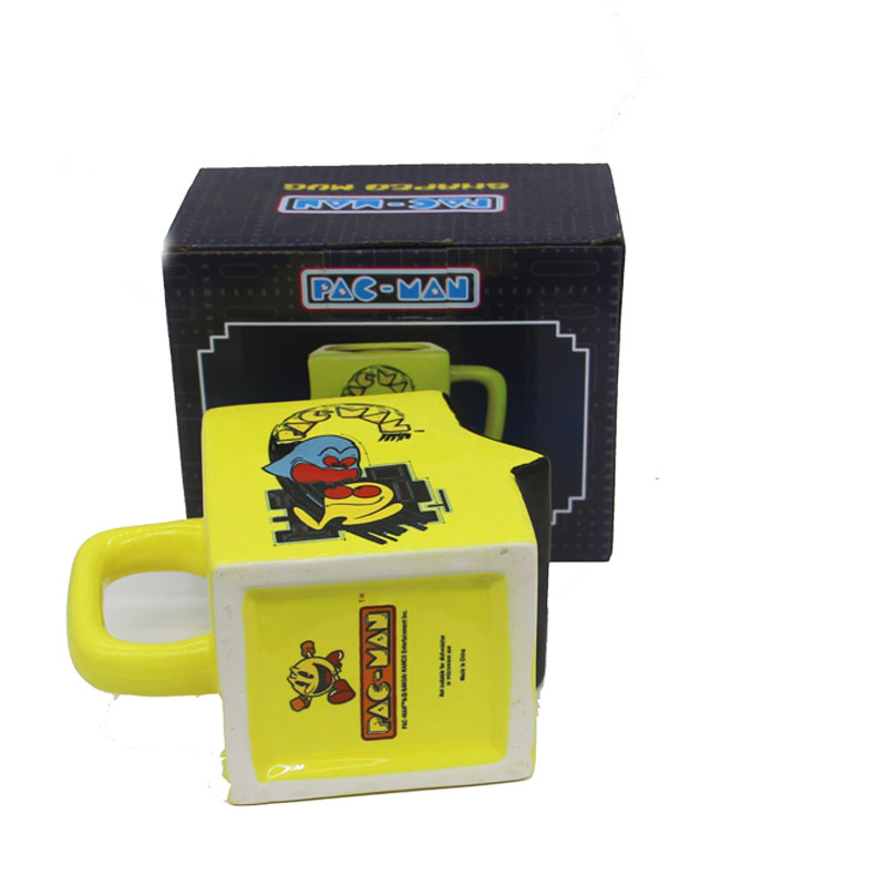 머그컵 머그잔 디자인 콩 게임기 창의적 노란색 놀이 물 컵 개성 물 컵 커피-594228