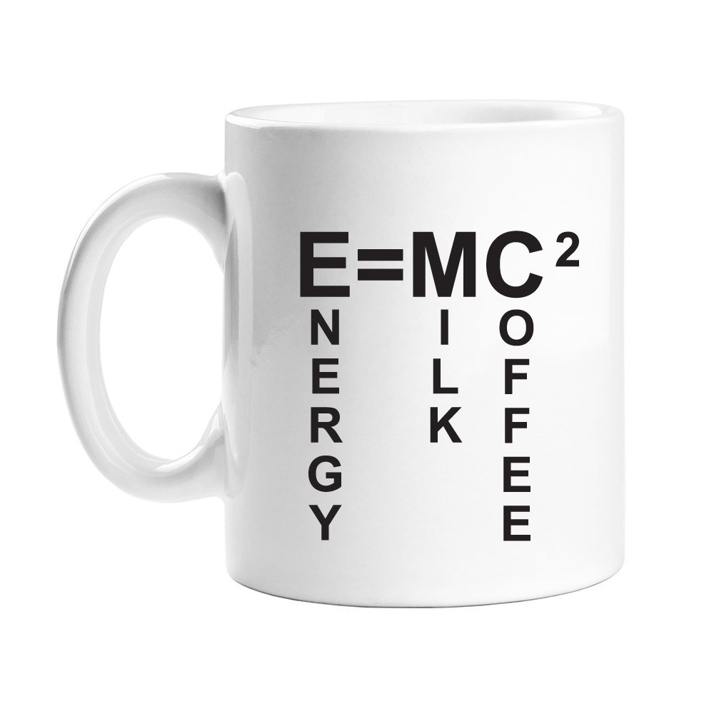 머그컵 머그잔 디자인 수학물리공식 커피 도자기 물컵 E=MC2사랑-594232