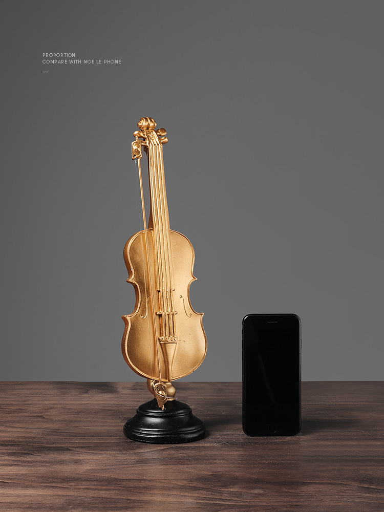 레트로 장식품 597547 아메리칸 빈티지 바이올린 악기 모형 진열장 장식