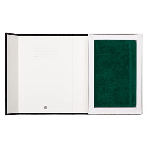 몰스킨 한정판 벨벳 노트북 하드 커버 녹색 240페이지 미국 다이어리