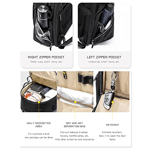 SINPAID BULL 노트북 여행용 비행기 여행 필수품 소형 비즈니스 가방 598759 미국 배낭