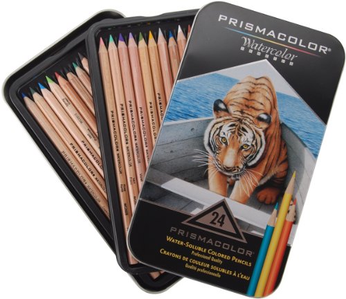 프리미어 수채화 연필 24개 세트 600120 미국 색연필