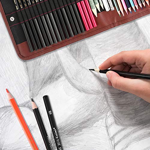 스케치 그림 미술 용품 세트 39 그리기 연필 수채화 스케치 도구 키트 600141 미국 색연필