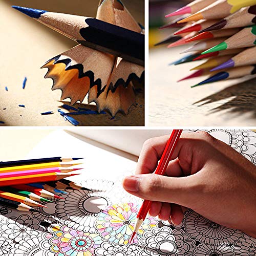 색칠 공부를 위한 72 전문가용 세트 프리미엄 아트 색칠용 연필 키트 600147 미국 색연필