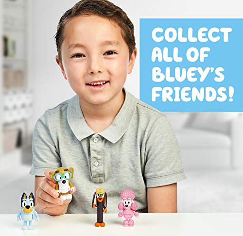 Bluey and Friends 2.5~3인치 포즈 자유형 4팩 601696 피규어 키덜트 일본
