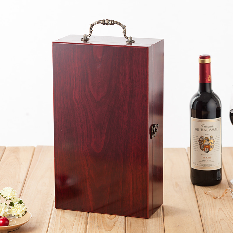 와인 포장 박스 더블 와인 포장 박스 고급 우드 박스 더블 와인 박스-602822