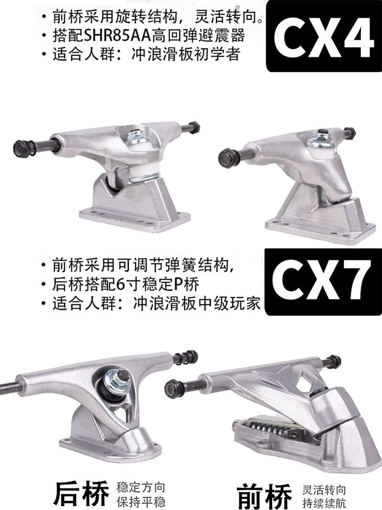 서프스케이트 크루져보드 육상서핑 보드 CX4 초보 스키연습 시뮬레이션-604032