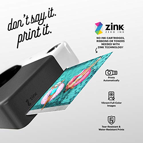 즉석카메라 미국 코닥 인쇄 자동 디지털 즉석 인쇄 Zink 2x3 스티커 뒷면 사진 용지-610933