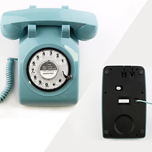 레트로 전화기 미국 빈티지 상인 Retro Rotary Phone 1960년대 기계식-611331