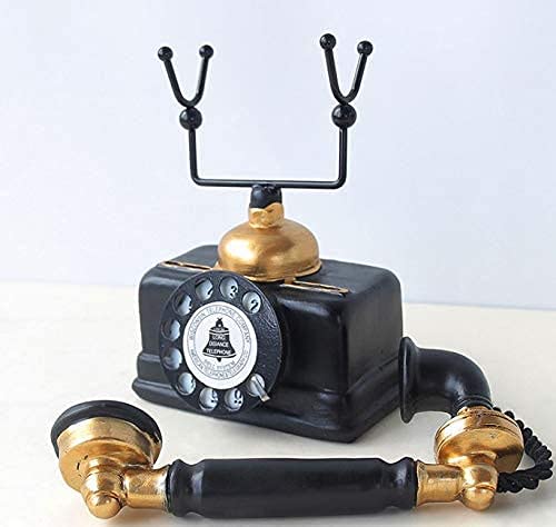 레트로 전화기 미국 빈티지 대형 크리에이티브 장식폰 모델 벽 장식 로터리 장식 -611347