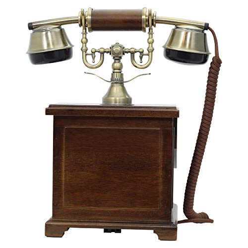 레트로 전화기 미국 빈티지 Opis 1921 케이블 모델 E: 로터리 다이얼과 금속 벨-611386