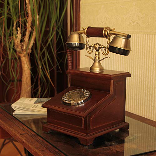 레트로 전화기 미국 빈티지 Opis 1921 케이블 모델 E: 로터리 다이얼과 금속 벨-611386