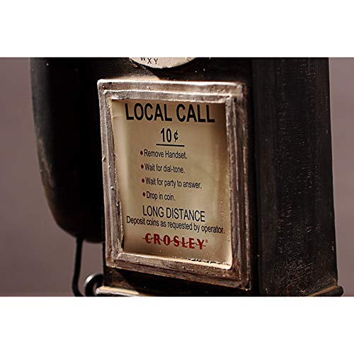레트로 전화기 미국 빈티지 드블럭 로테이션 클래식룩 다이얼-611397
