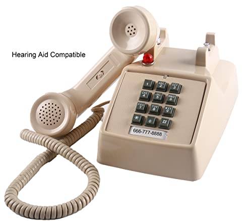 레트로 전화기 미국 빈티지 대형 인디케이터가 있는 풍 탁상 메탈 베이스-611430