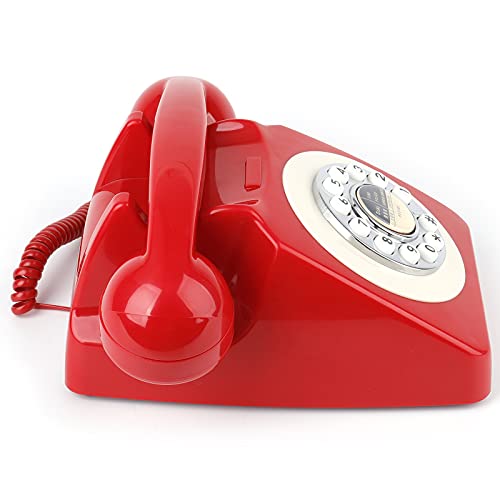 레트로 전화기 미국 빈티지 60년대 클래식 로터리 다이얼 -611497